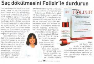 Folixir ürünleri Cihan Haber dergisine konuk oldu